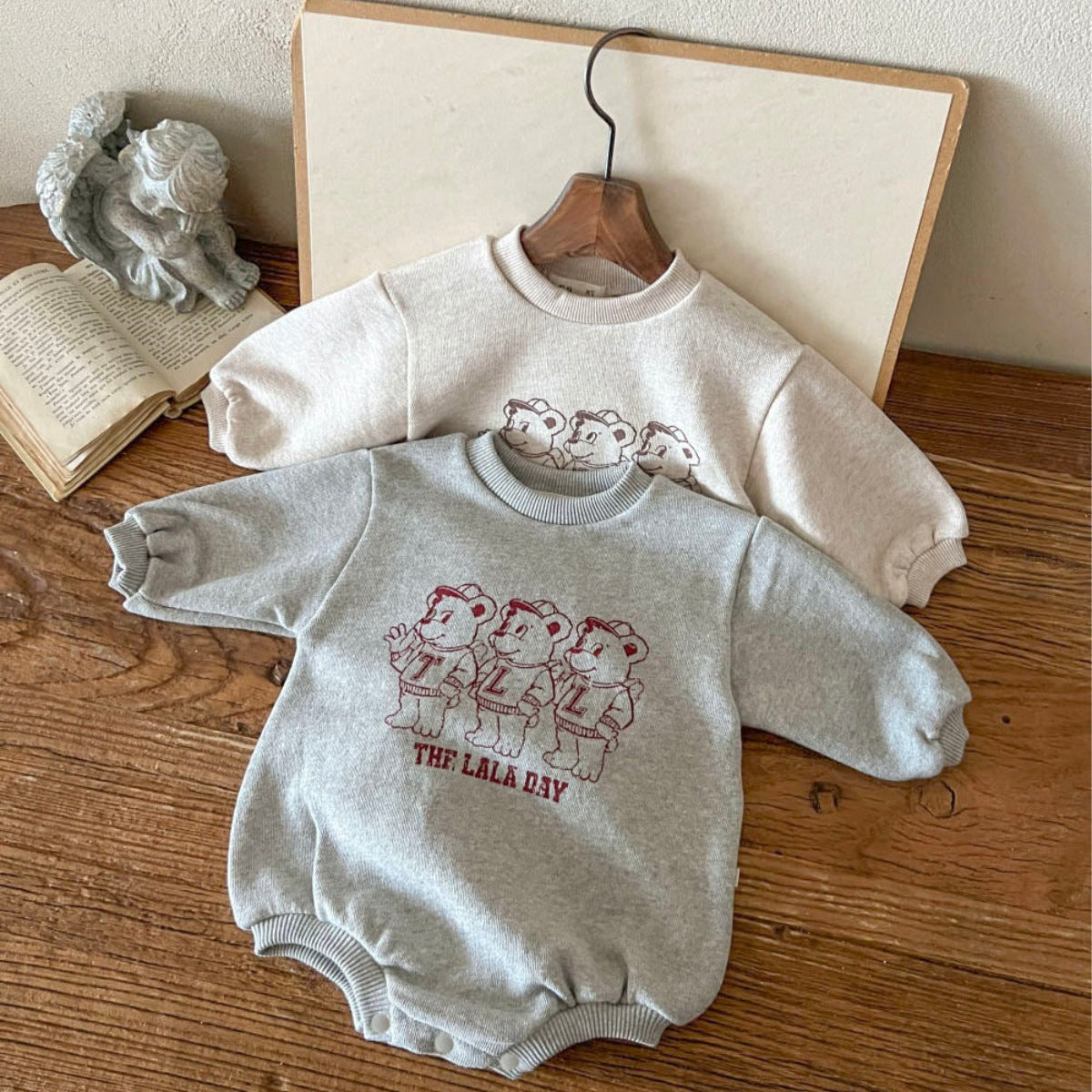 ベアブラザースウェットロンパース(2color)