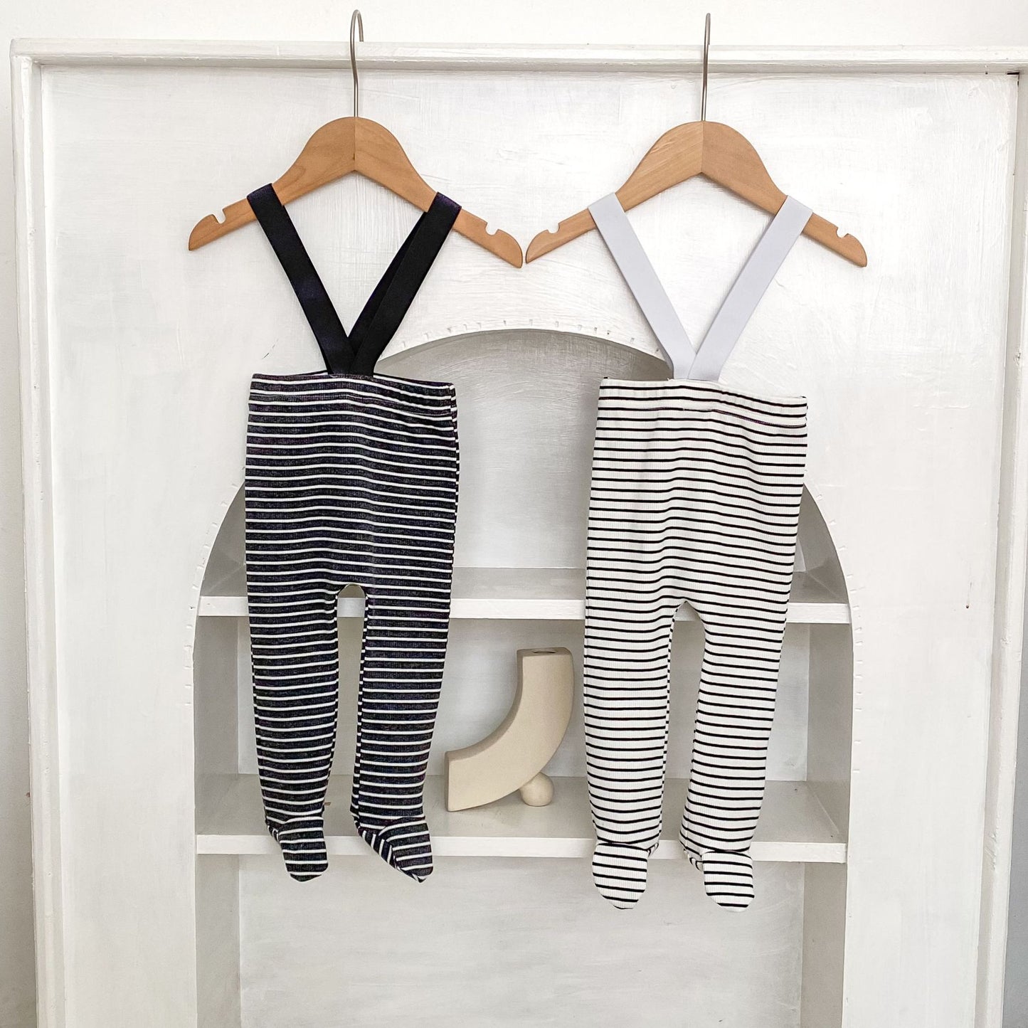 ボーダーサスペンダーレギンス(2color)