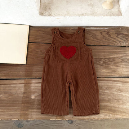 ラブリーコーデュロイサロペット(3color)