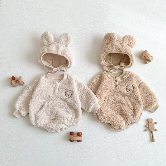 モコモコなりきりベビーベアセット(2color)