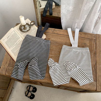 ボーダーサスペンダーレギンス(2color)