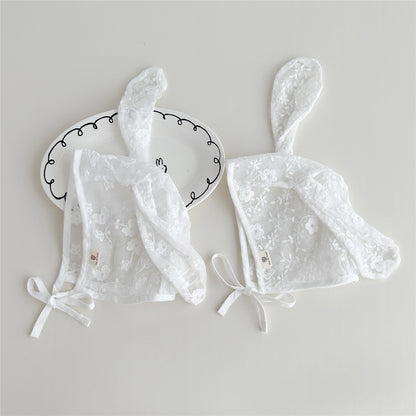 レースラビットボンネット(4color)