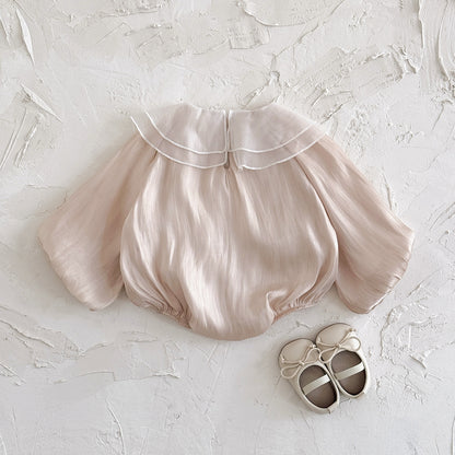 シフォンふんわりロンパース