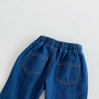 裾フレアデニムパンツ(2color)