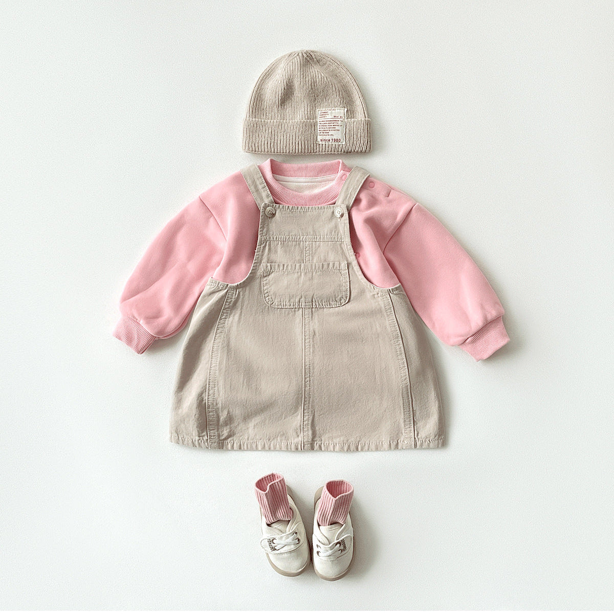 淡色デニムスカートサロペット(3color)