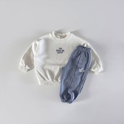 カジュアルバイカラーセットアップ(2color)