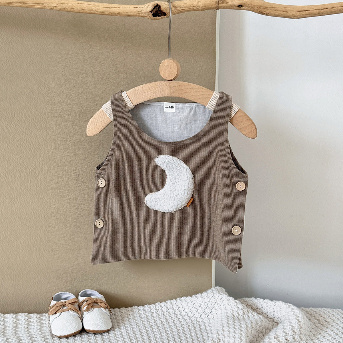 ベビースポットコーデュロイベスト(2color)