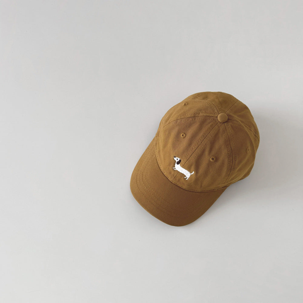 ダックス刺繍キッズキャップ(11color)