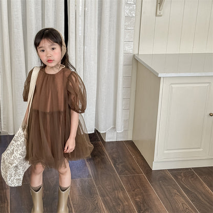 ガールズスイートチュールドレス(2color)