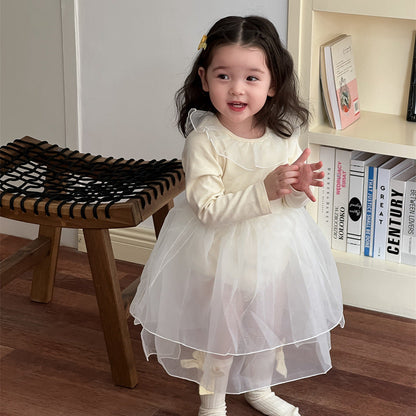 🅽🅴🆆 シフォンダブルスカートロンパース