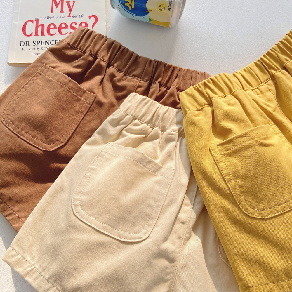 🅽🅴🆆 [7color / 90-140] カーゴカラーショートパンツ