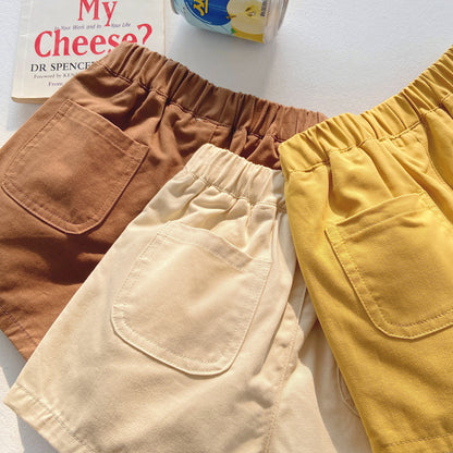 🅽🅴🆆 [7color / 90-140] カーゴカラーショートパンツ