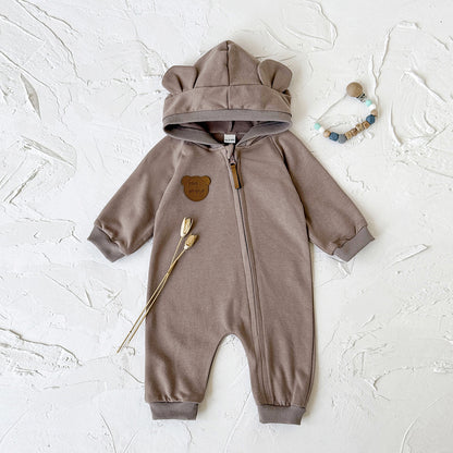 なりきりベアジッパーロンパース(3color)