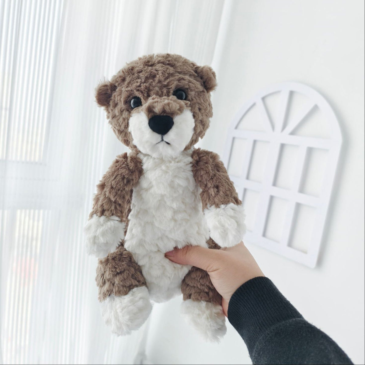 🅽🅴🆆 embossed otter stuffed toy