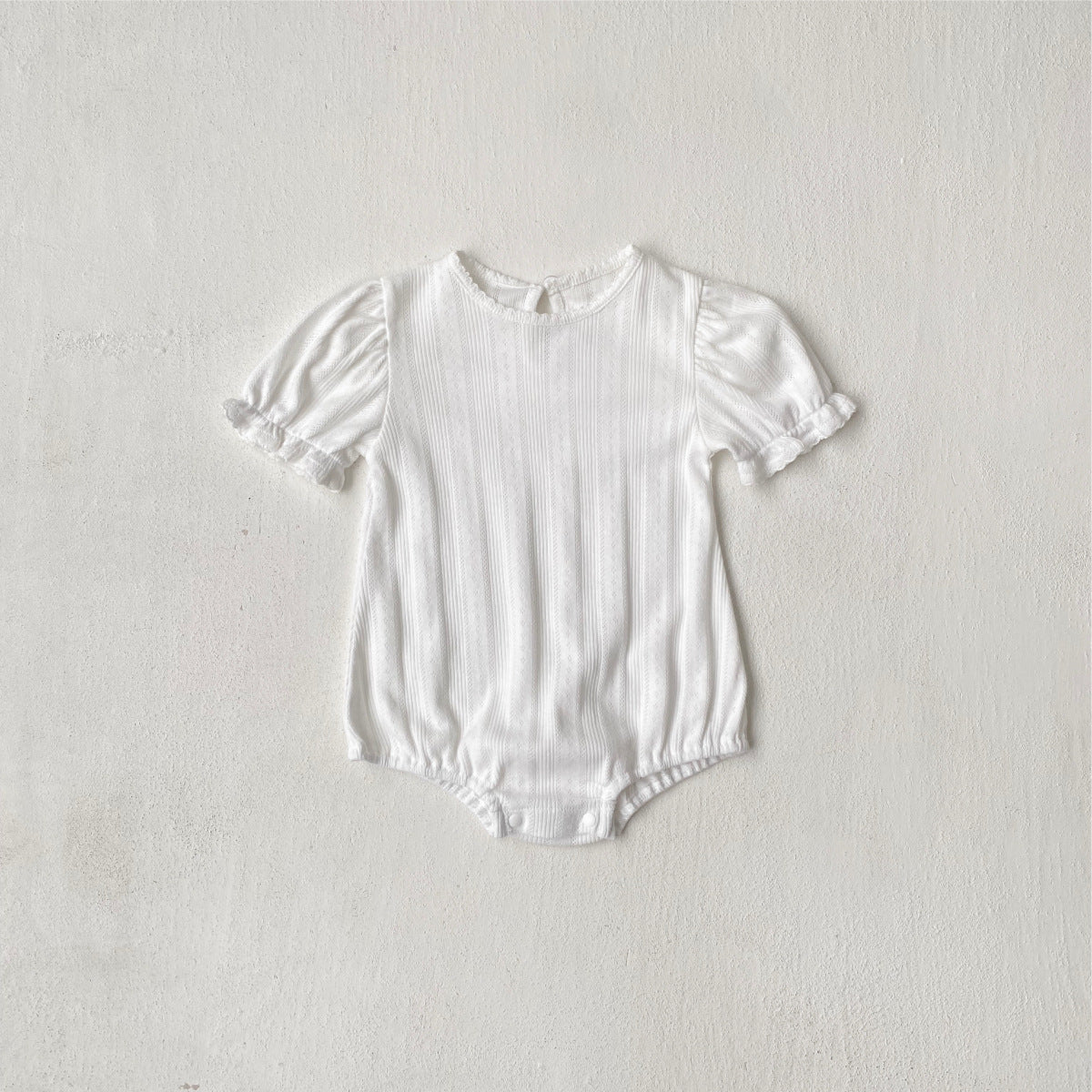 コットンパフサマーロンパース(2color)