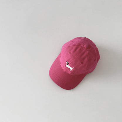 ダックス刺繍キッズキャップ(11color)