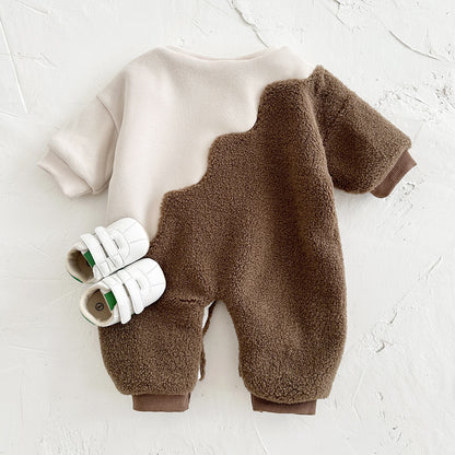 ショコラウェーブロンパース(2color)