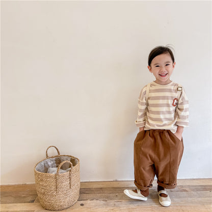 イニシャルボーダーロングスリーブ(2color)