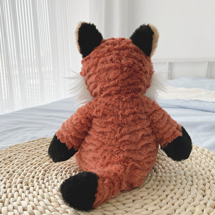 🅽🅴🆆 standing hair fox stuffed toy