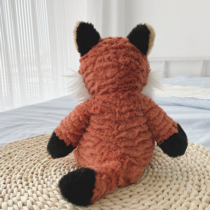 🅽🅴🆆 standing hair fox stuffed toy