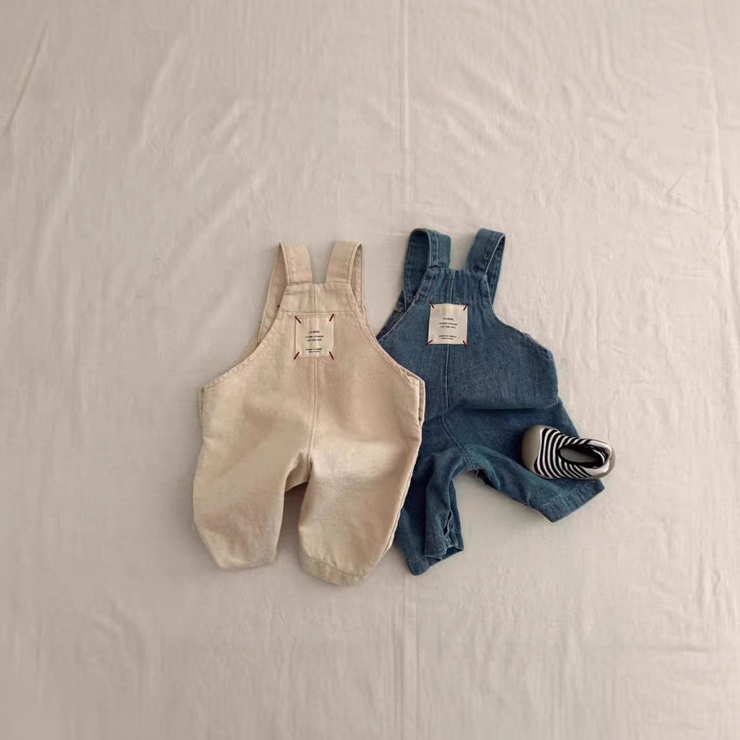 ワイドデニムサロペット(2color)