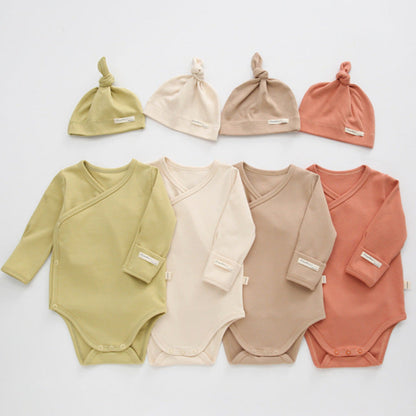 ベビーコットンロンパース(6color)