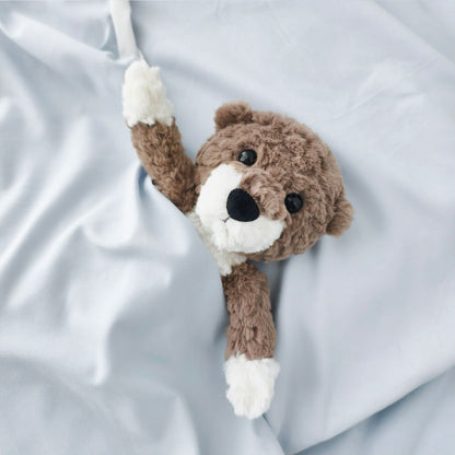 🅽🅴🆆 embossed otter stuffed toy