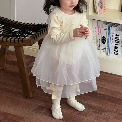 🅽🅴🆆 シフォンダブルスカートロンパース