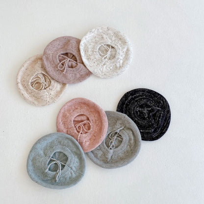 くすみニットベレー帽(7color)