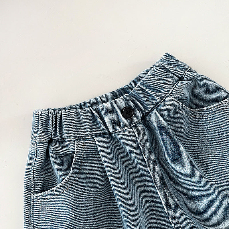 ワイドデニムパンツ(2color)