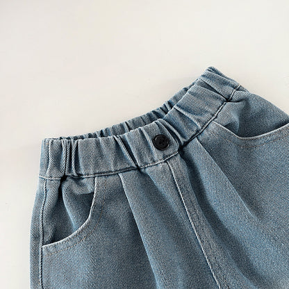 ワイドデニムパンツ(2color)