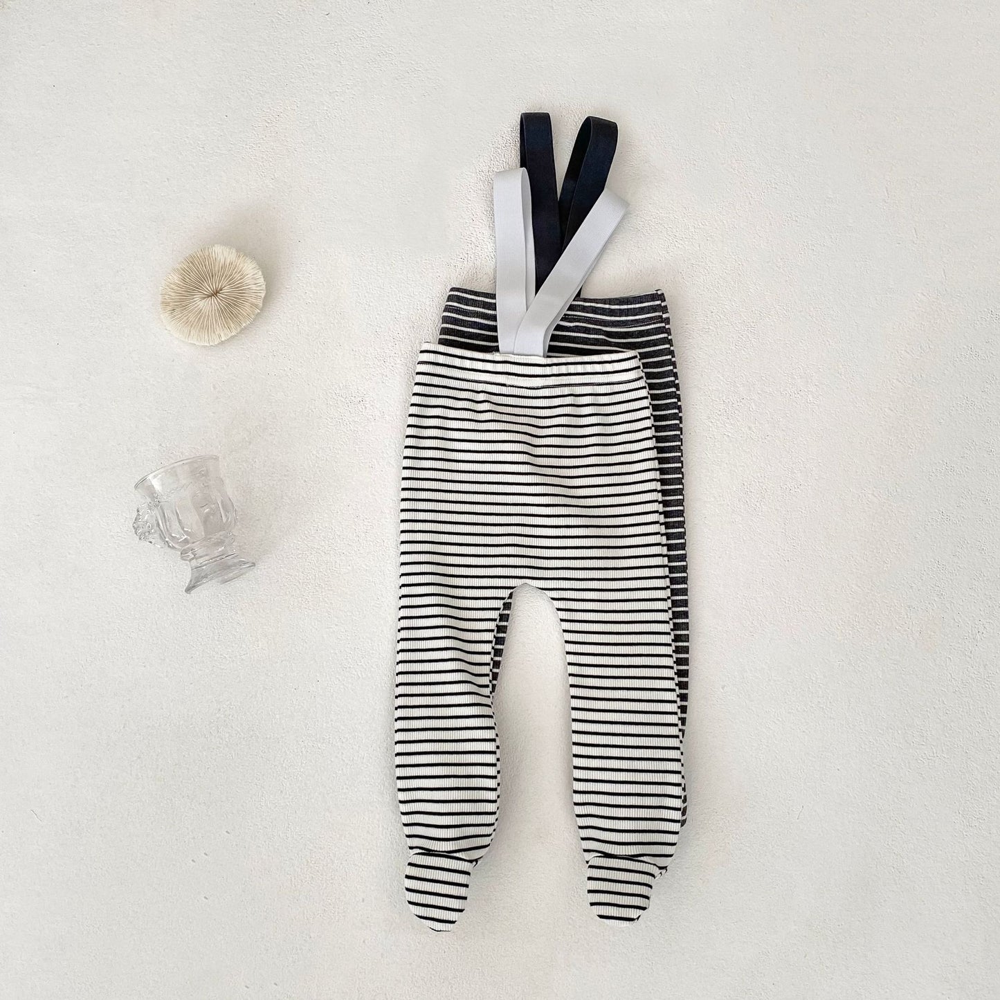 ボーダーサスペンダーレギンス(2color)