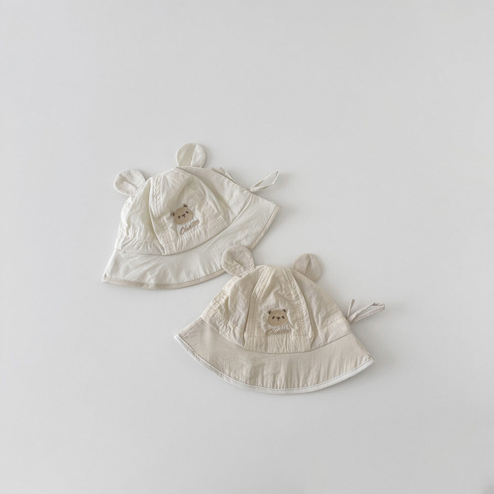 ベビークマ耳チューリップハット(3color)