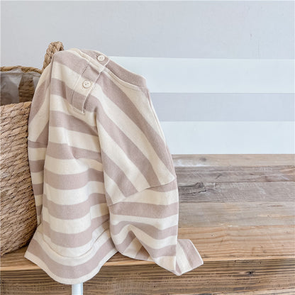 イニシャルボーダーロングスリーブ(2color)