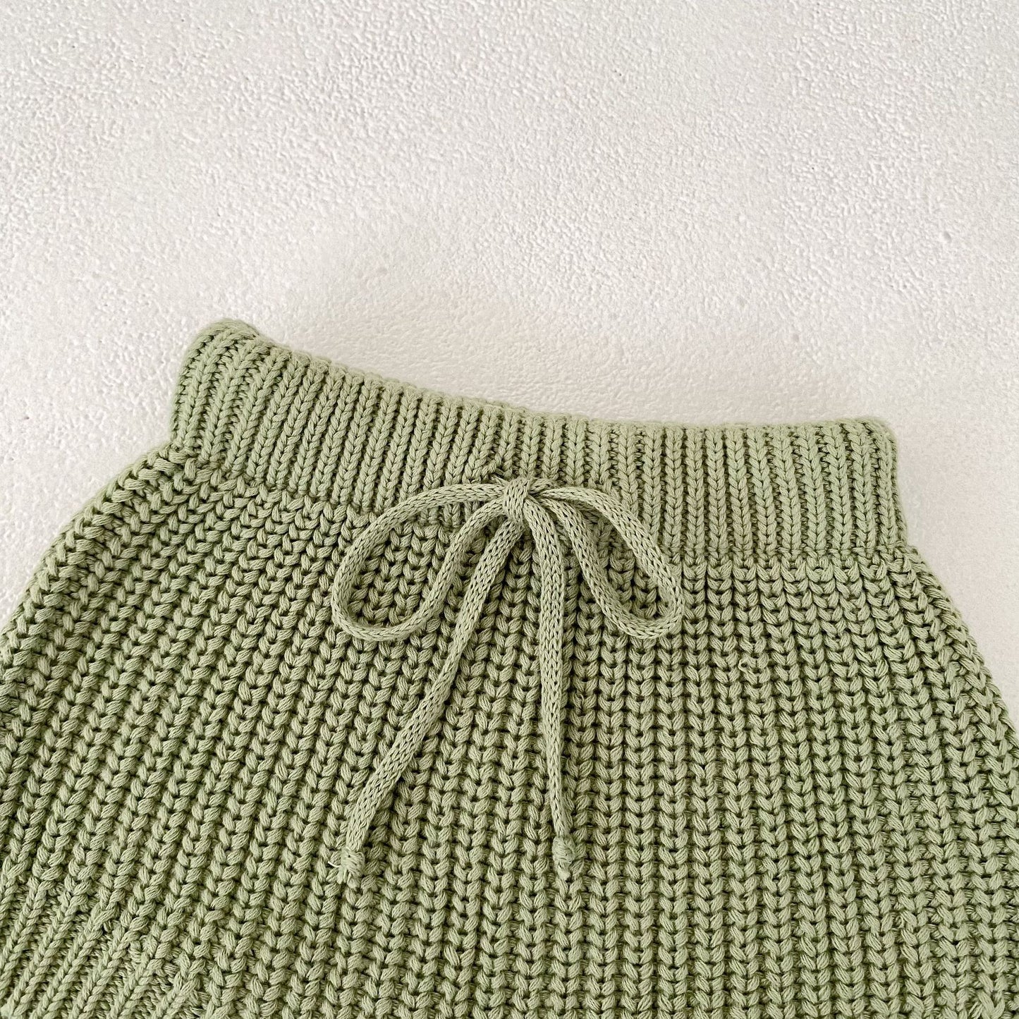 グリーンボーダーニットセットアップ