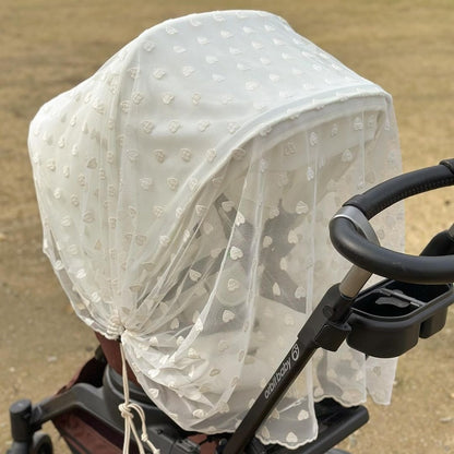 ハートレース防蚊カバーベビーカー