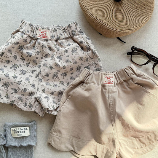 🅽🅴🆆 [2color / 80-130] ウェーブデザインショートパンツ