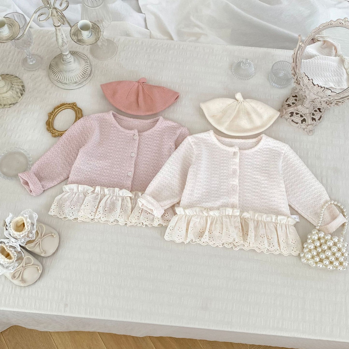 ナチュラルガーリーカーディガン(2color)