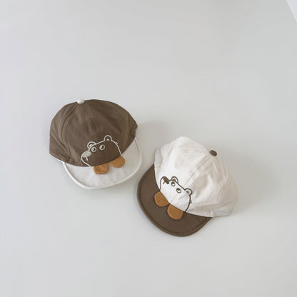 🅽🅴🆆 [4color / one size] カジュアルベアデザインキャップ