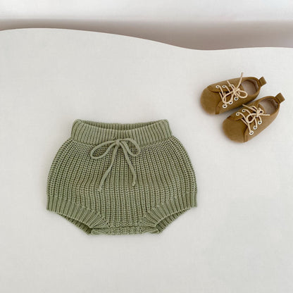 グリーンボーダーニットセットアップ