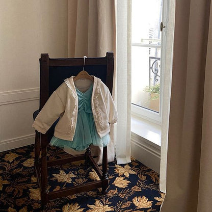 ベルベットギャザーロンパース