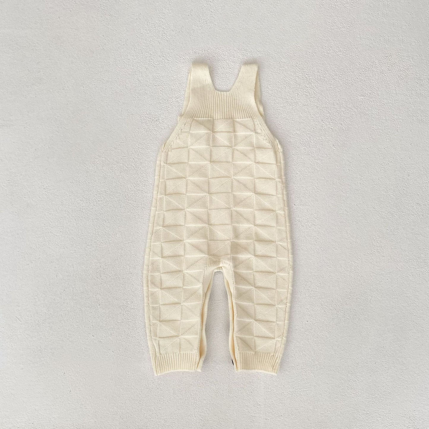 ベビーサロペットロングニット(3color)