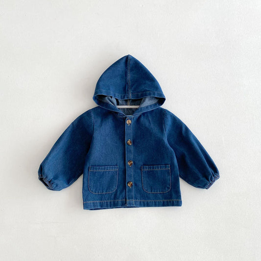 フードデニムジャケット