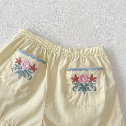 🅽🅴🆆 [73-100] 北欧お花刺繍サマーセットアップ