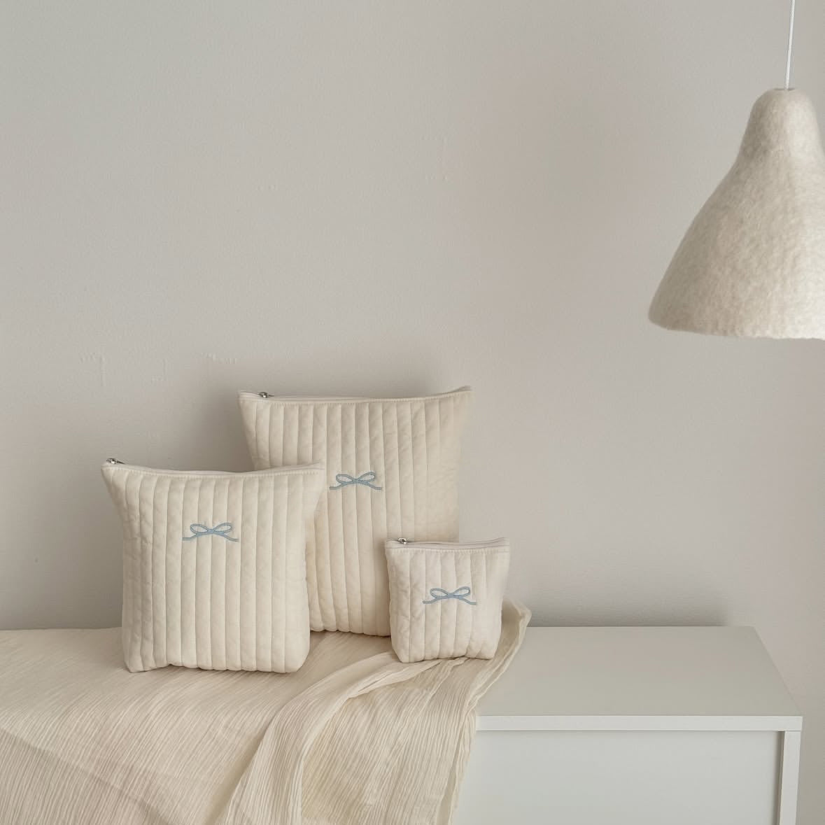 マルチベビーリボンポーチ3点セット