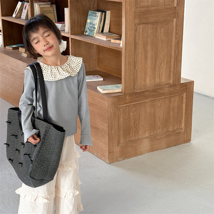 小花衿チューリップトップス(3color)