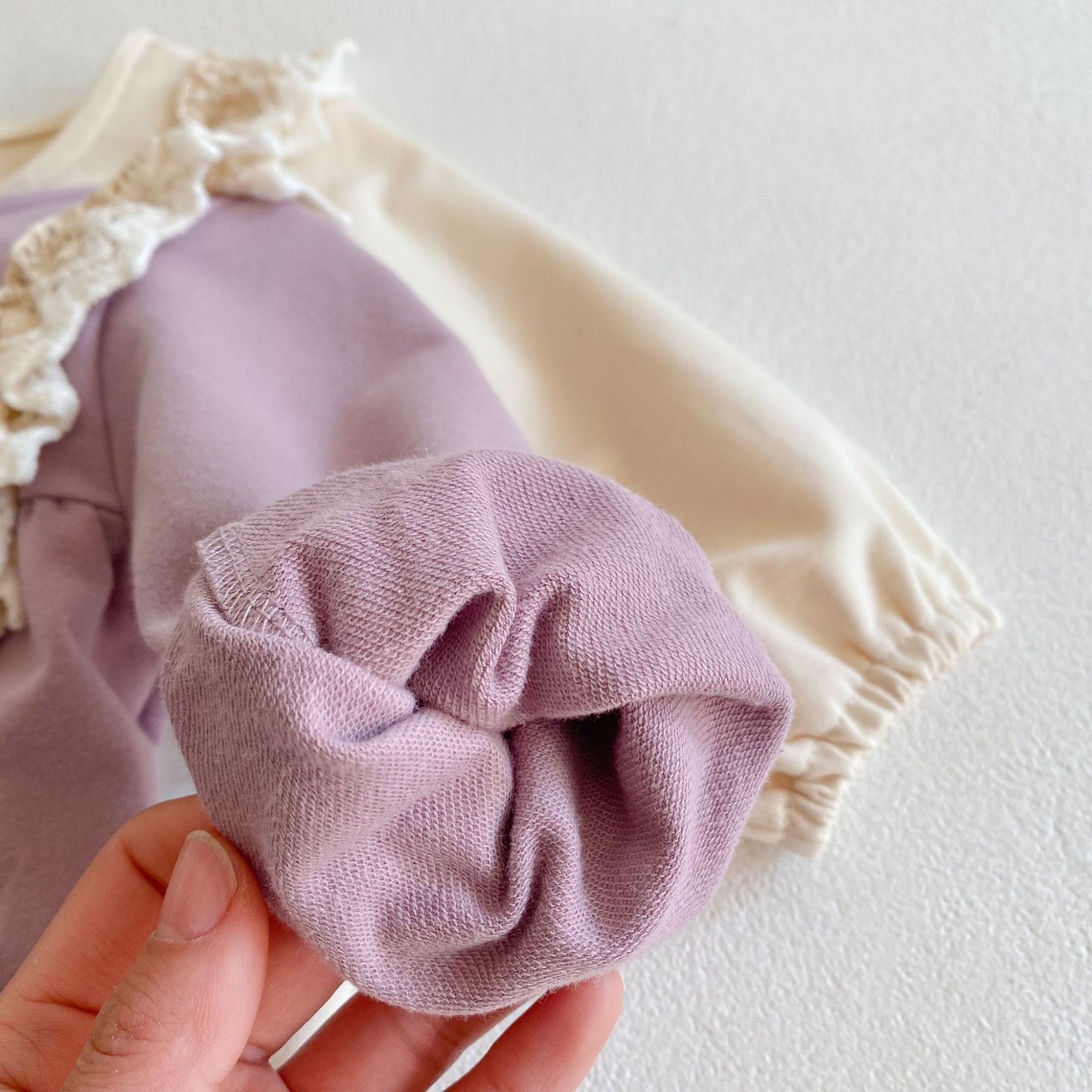 ヨーロピアンフリルベビーセットアップ(2color)