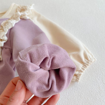 ヨーロピアンフリルベビーセットアップ(2color)