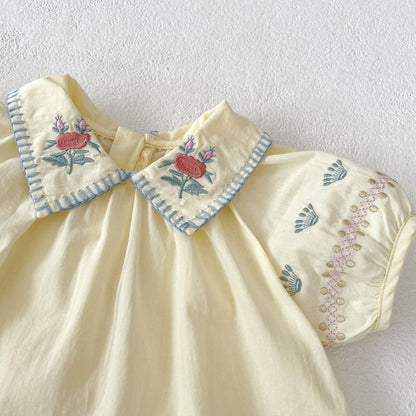 🅽🅴🆆 [73-100] 北欧お花刺繍サマーセットアップ