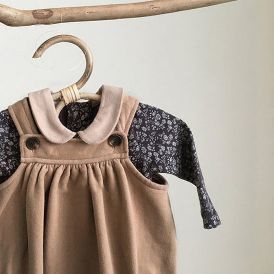 スウェットベビーサロペット(3color)